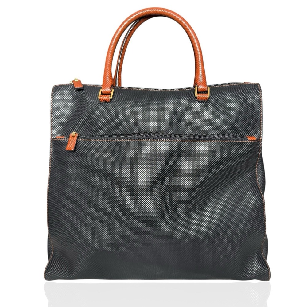 Vintage Bottega Veneta Marco Polo Collection Black Brown Handbag Classic Purse‎